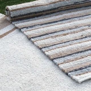 Alpakateppiche aus natürlicher Alpakawolle