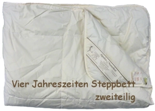 Alpaka Vier-Jahreszeiten Bettdecke aus Alpakawolle