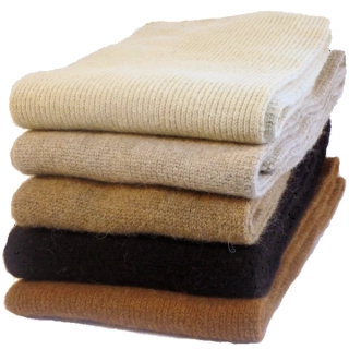 Alpaka Schal in verschiedenen Farben